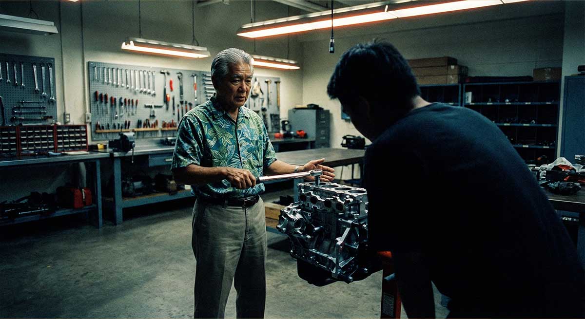 Learning about engines was easier than trying to make sense of chemistry in pidgin, that's my excuse anyway.