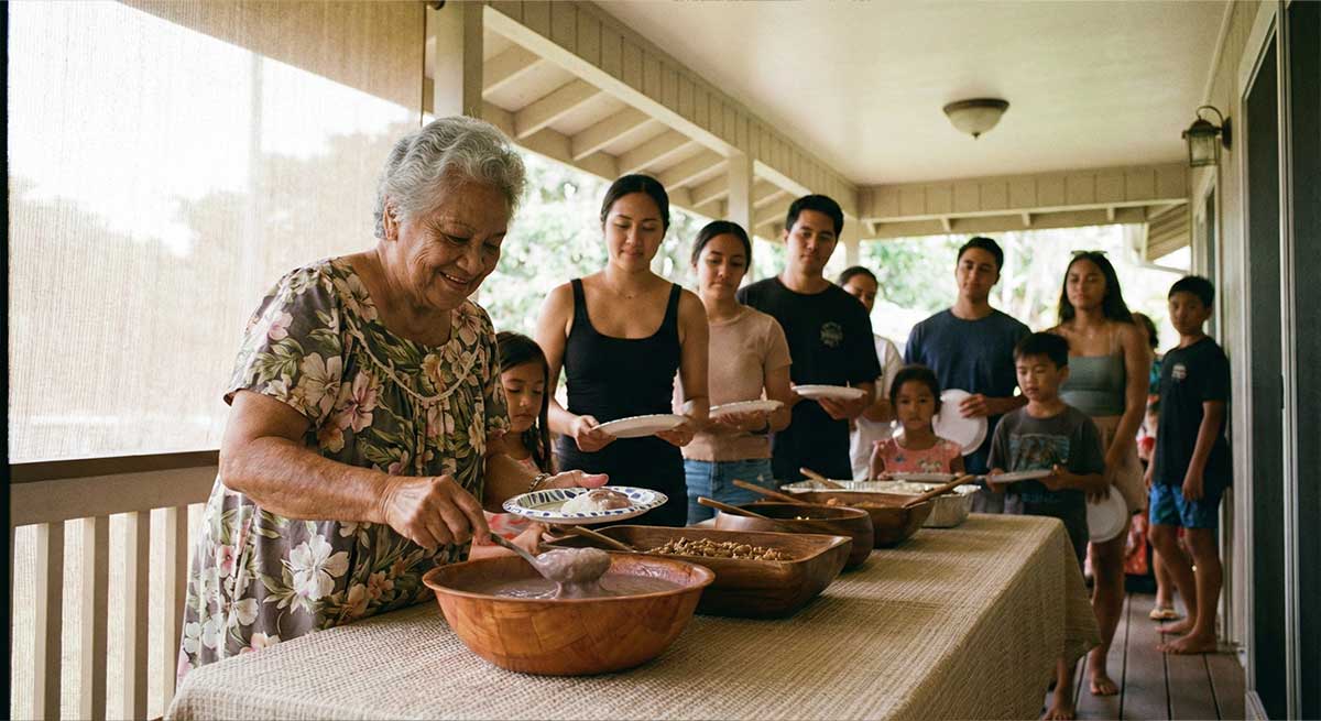 Tutu first for the potluck