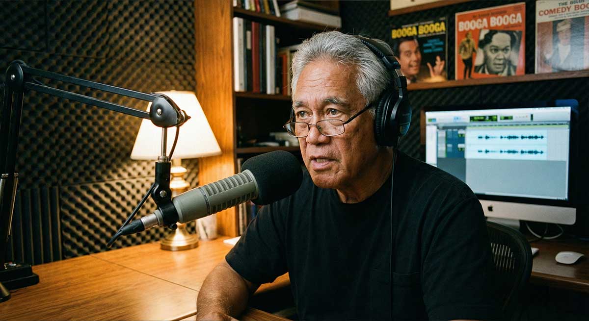 The inernet and podcasts help to perserve pidgin in comedy.