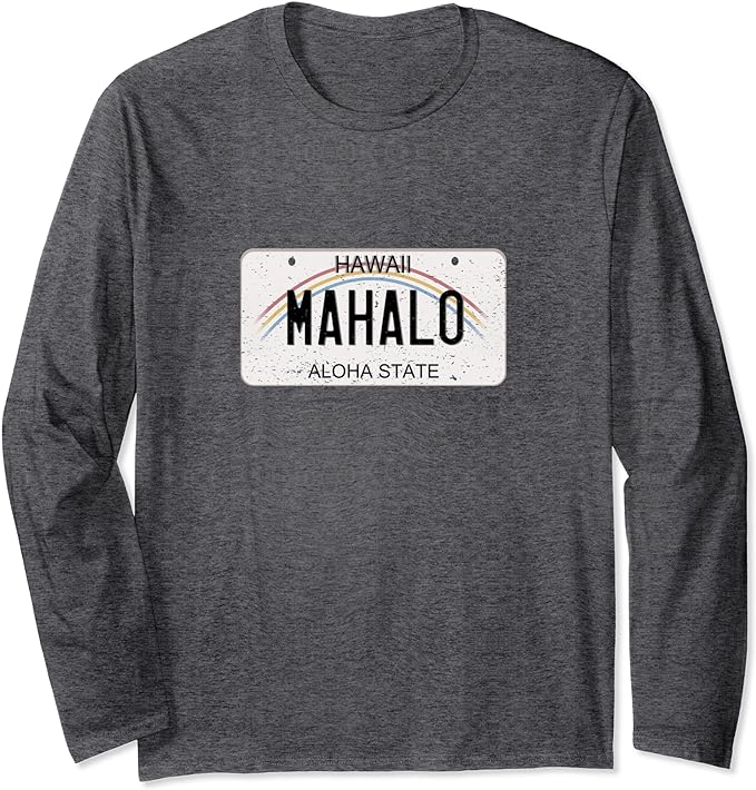 Mahalo License Plate